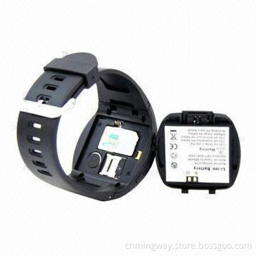 Unlocked GSM Mobile Watch Phone, Touch Screen MP3, Supports for 128 x 128 Pixels